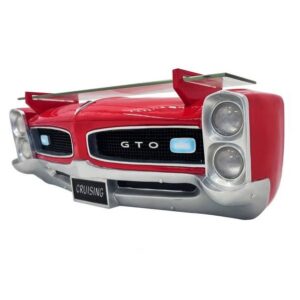 1966 Pontiac GTO Front Wall Shelf with Light - Red