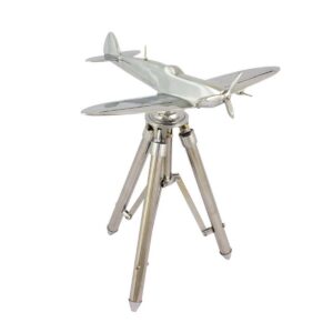 Aluminium Spitfire on Tripod, 30cm