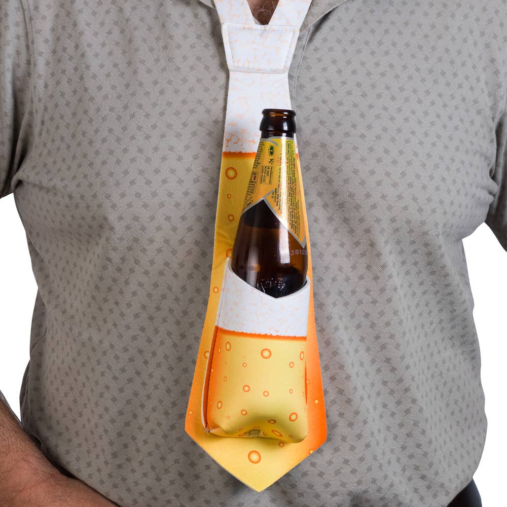 Beer Tie - Mens Gifts, Summer, Beach, Fathers Day, Easter