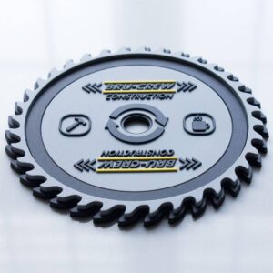 Funny Novelty Gifts For Men Saw Blade Coasters x 4