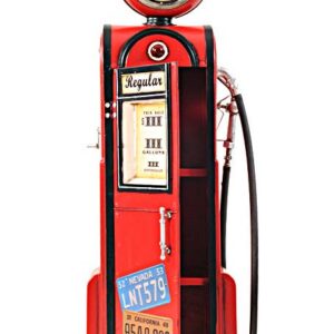 Gas Pump W/Clock 1:4