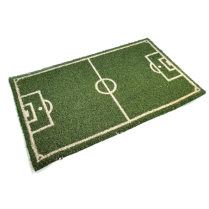 Green Football Pitch Coir Door Mat