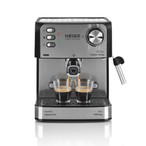 HAEGER Super Espresso Coffee Machine - 20 Bar, 1.6L, 850W
