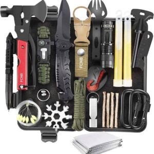 High quality Perfect gift survival gear kit camping accessor