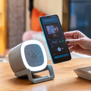 InnovaGoods Souwis Wireless Charger Speaker with LED