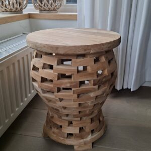 Kursi Wood - Handmade Teak Stool / Side Table