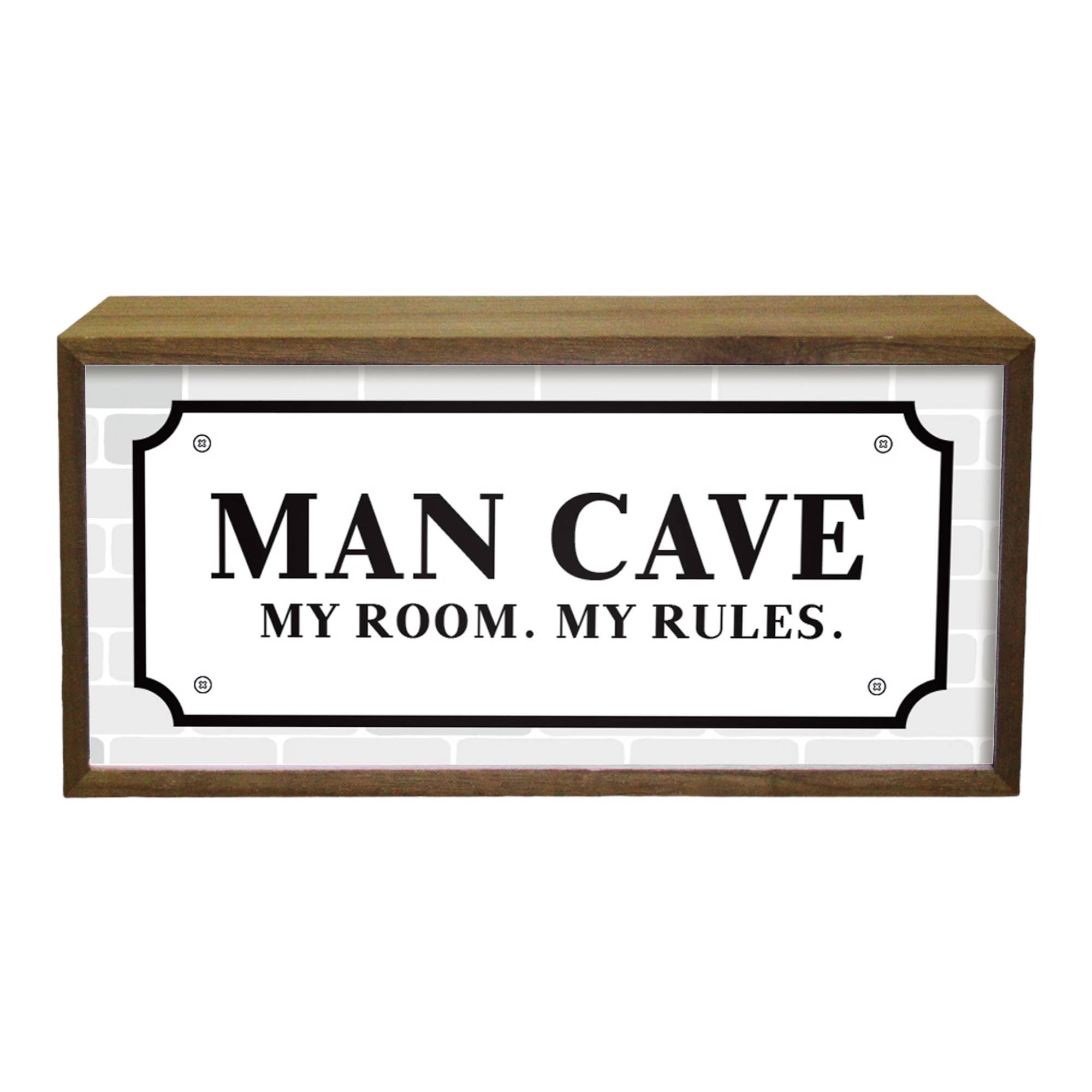 Light Box For Him Man Cave My Room My Rules