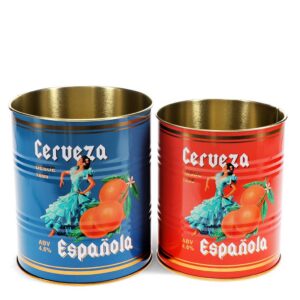 Medium storage tins (set of 2) - Cerveza Española