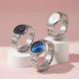 Men’s Classic Round Face Quartz Movement Watch