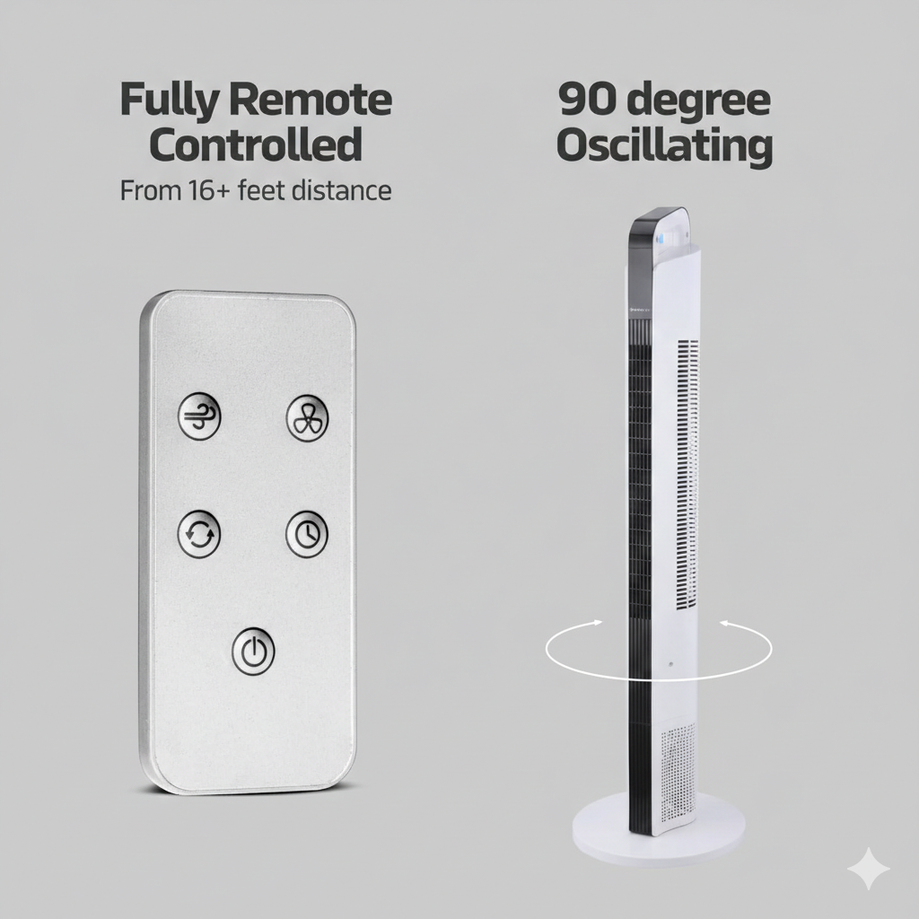 NEXAIR Premium 42 in Tower Fan