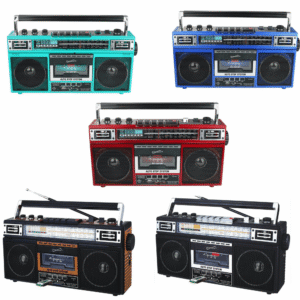 Supersonic 4 Band Bluetooth Radio & MP3 / Cassette Player