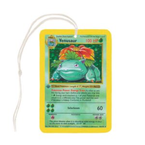 Venusaur Pokemon Card Air Freshener