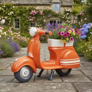 Vespa Scooter Planter