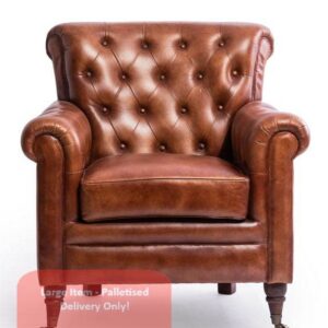 Vintage Leather Chesterfield Armchair