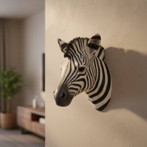 Zebra Head Wall Hanging