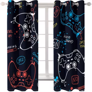 2pc gaming curtains 73.66cmx165cm