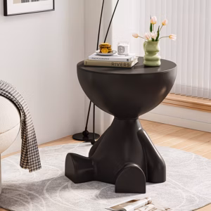 black side table